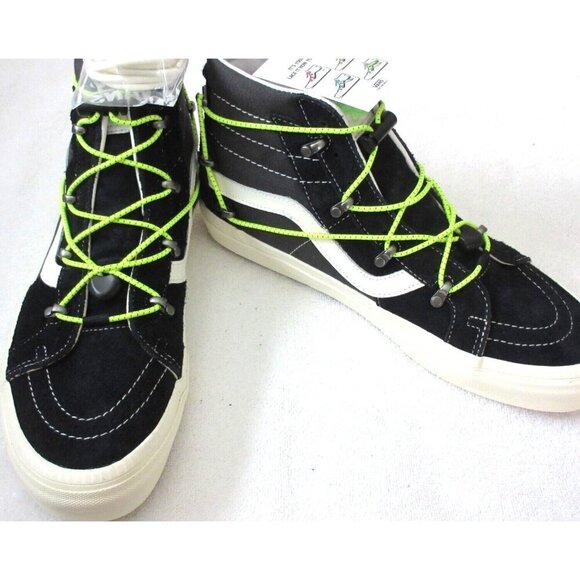 Vans Men\'s Sk8-Hi Echo Dx Hairy Suede Black Raven Skate shoes Size 9.5 NIB main image 4